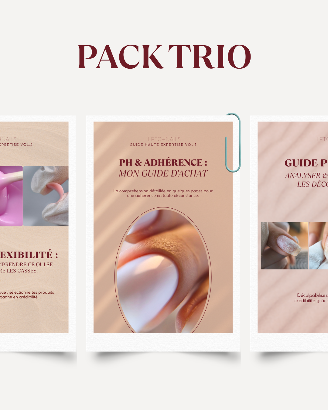 Trois guides, la tenue de A à Z